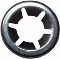 Axle lock washer, H 1.3 mm, inner Ø 4 mm, outer Ø 10.9 mm, BYB-3-17H580