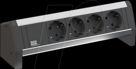 339.1000 DESK 4x protective contact with fixed connection cable