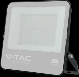 23201 LED floodlight, 150 W, 17,220 lm, 4000 K, grey