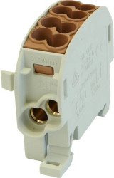 Blok rozdzielczy - odgałęźny Al/Cu SCB 25 (80110) SIMBLOCK brązowy 81501015