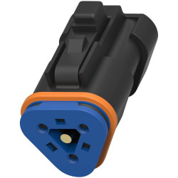 TE Connectivity DT06-3S-PP01 DT Socket Housing Cable 3 Pins 1 pc