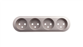 Celiane Plakietka Do Gniazda 4X2p+Z Tytan 068425