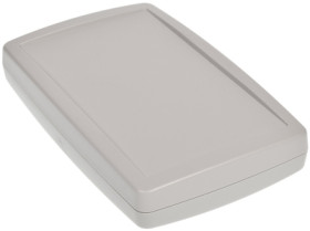 ABS handheld enclosure, (L x W x H) 151 x 93.05 x 25.4 mm, light gray, IP53, 4U34150903015