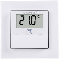 Homematic IP 150180A0A Wireless Temp&#x2B;Humidity Sensor with Display