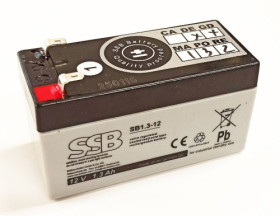 SB 1,3-12 akumulator żelowy 12V / 1,3Ah