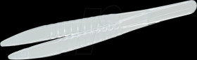 PZK-PS Plastic tweezers made of polystyrene (PS), straight, 125 mm