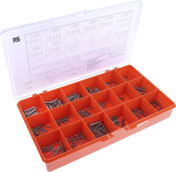 Zestaw sprężyn Stal powlekana cynkiem Naciągowa, przedłużenie, skręcanie, 378 Springs RS PRO