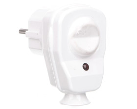 Wtyczka kątowa rozbieralna z przełącznikiem i wskaźnikiem z/u 16A 2P AWA-ŁKB biała 51.25