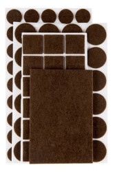 Podkładki filcowe samoprzylepne brązowe 98Z146 /106szt./