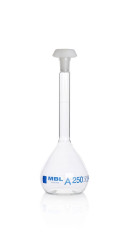 Butelka laboratoryjna 250ml typ szyjki Wąska szyjka Szkło borokrzemianowe typ butelki Kolba miarowa