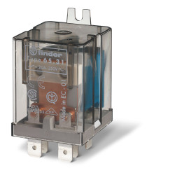 Przekaźnik 12V ac SPST, SPST Finder, montaż kołnierzowy