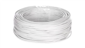 Przewód Mieszkaniowy H03vv-F (Omy) 4X0,75 Żo Biały /25M/