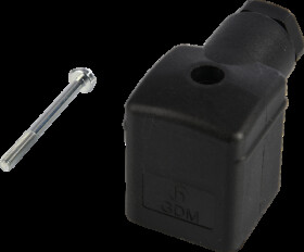 GDM2109-A0U-10F 2-pin +PE rectangular plug, PG9, M3