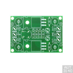 Modułowy zasilacz symetryczny 5V 9V 12V 15V - PCB do projektu AVT 3140