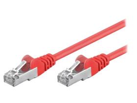 F/UTP5-CCA-075RD Patch cord F/UTP 5e linka CCA PVC czerwony 7,5m 26AWG