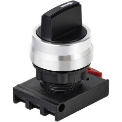 TRU COMPONENTS TC-12835260 Selector head Toggle Black 3x &#x2B;/-45&#xB0; Actuator 1pc