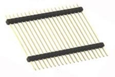 PH40SS-18-3-6 listwa kołkowa jednorzędowa prosta 40pin, wysokość 18; raster 2,54