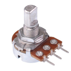 500K 16mm Linear Splined Potentiometer D Shaft