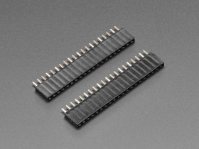 Adafruit Socket Headers for Raspberry Pi Pico - 2 x 20 pin Female Headers