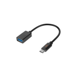 Złącze USB A/USB-C gn-wt 15cm OTG / RB-6007-015-B