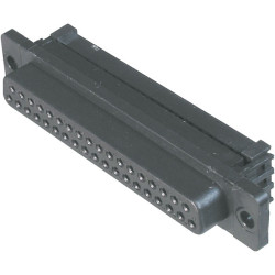 Assmann A-DFF 09LPIII/FP D-sub Connector Female IDC 9-way 2.54mm Pitch