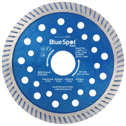 BlueSpot Tools 19537 Turbo Cutting Disc 115 x 22mm