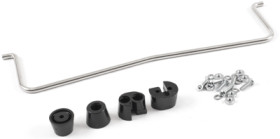 Handle, straight, steel, (L x W x H) 275 x 5 x 64 mm, gray, 1427D10