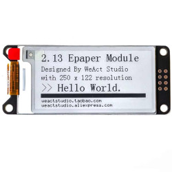 Wyświetlacz e-paper 250x122 czarno-biały 2.13" WeAct SPI 3.3V-5V