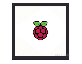 Waveshare 4inch Square Capacitive Touch Screen LCD (C) for Raspberry Pi, 720×720, DPI, IPS, Toughened Glass Cover, Low Power