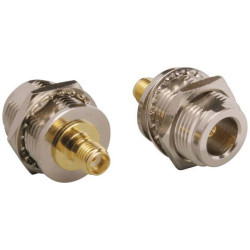 BKL 0404084 SMA Adapter Industrial Quality Rust-Free Steel Gold-Plated