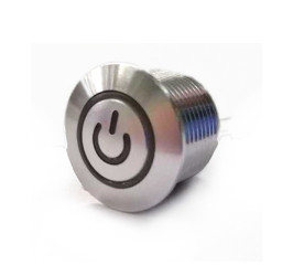 Nasadka przełącznika Chwilowy SPST średnica wycięcia 16mm, montaż panelowy RS PRO