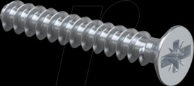 2472-20 Machine screw, PlusMinus, Ø 3.2 x 20 mm, GVZ