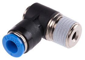 Złączka pneumatyczna R 1/4 męskie Wciskane 6 mm Festo Adapter gwintowany kolankowy R 1/4 męskie