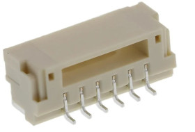 Listwa stykowa PCB 4-pinowe raster: 1.25 mm Kąt prosty 1-rzędowe RS PRO Powierzchnia 50 V W osłonie