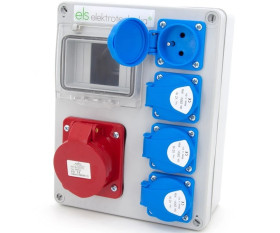 Rozdzielnica budowlana Mikołajki 16/5 + 4*GS, obudowa naścienna, 4NO410