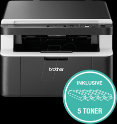 DCP1612WVBG1 Laser printer, multifunctional, mono, Wi-Fi, 20 ppm, includes co