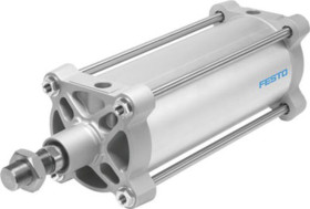 Siłownik pneumatyczny skok: 125mm Festo Ø 160mm dwustronnego działania Action DSBG-160-125-P-N3