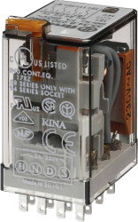 Finder 55.34.8.006.0040 Przekaźnik THT 6 V/AC 7 A 4 zestyki przełączne 1 szt.