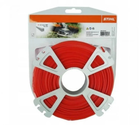 Żyłka tnąca do podkaszarki kwadratowa 2,7 mm x 65,0 m czerwona 00009302643