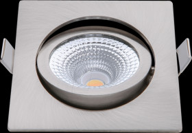 ED-10027 LED flush-mounted spotlight, dimmable, 5 W, 450 lm, 2000 - 3000
