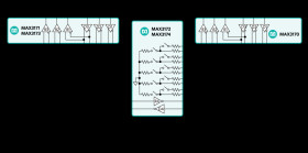 3.3V, Multiprotocol, 3 Tx/3 Rx, Software-Selectable Clock/Data Transceiver