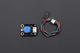 DFRobot Gravity: Digital Push Button (Blue)
