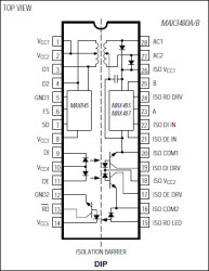 Complete, Isolated, 3.3V RS-485/RS-422 Data Interface