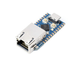 Waveshare RP2040-ETH Mini Development Board, RP2040 Ethernet Port Module, Based on Official RP2040 Dual Core Processor