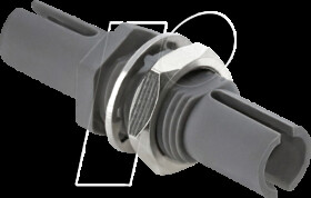 91041 Fiber Optic Plastic Connector, HFBR 4505Z, Simplex, for panel mo