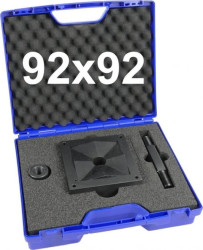 Wycinak kwadratowy do otworów w stali 92x92 mm / Otwornica do blachy 92x92mm / ENERGOTYTAN WK92