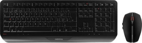 Klawiatura, zestaw myszy CHERRY Gentix Niemiecki, QWERTZ czarny