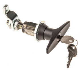 Uchwyt z zamkiem Cynk odlewany Southco dł. 82.5mm Czarny