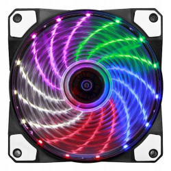 WENTYLATOR 120x120x25mm 120x25mm 12025 12V RAINBOW WIELOKOLOROWY 3 PIN