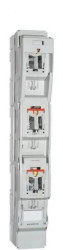 Rozłącznik bezpiecznikowy listwowy MULTIVERT NH1 250A/185mm 3x1P, Zaciski śrubowe M10 L1002189